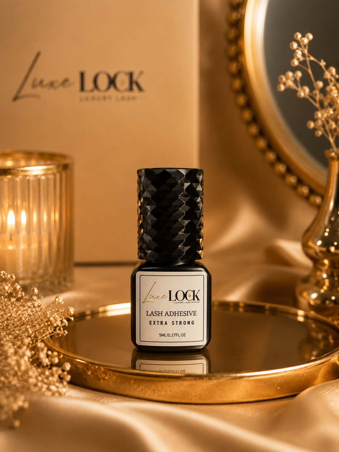 Luxe Lock-Black Adhesive 5ml